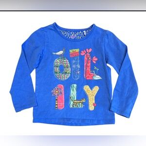 Oilily Long Sleeve Girls T-shirt SZ 2T